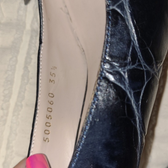 ESCADA☆Leather Sling back pump - Picture 6 of 10